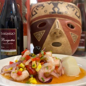 ensalada de camarones