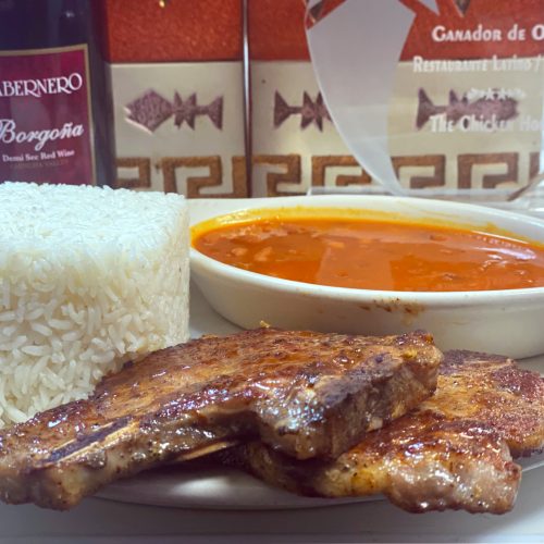 chuleta de puerco combinada